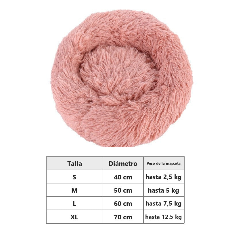Cama mullida con forma de concha para perros y gatos – vista 8