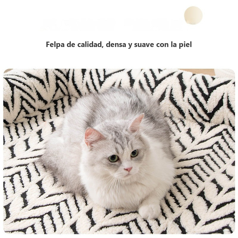 Alfombrilla mullida antideslizante para mascotas