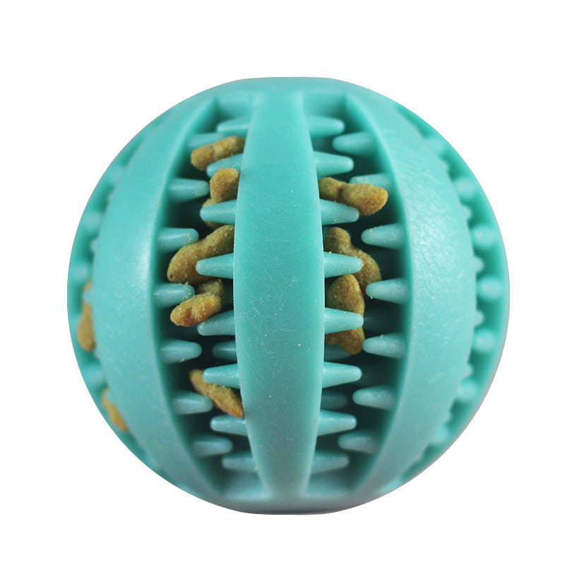Pelota mordedora de goma interactiva para perros
