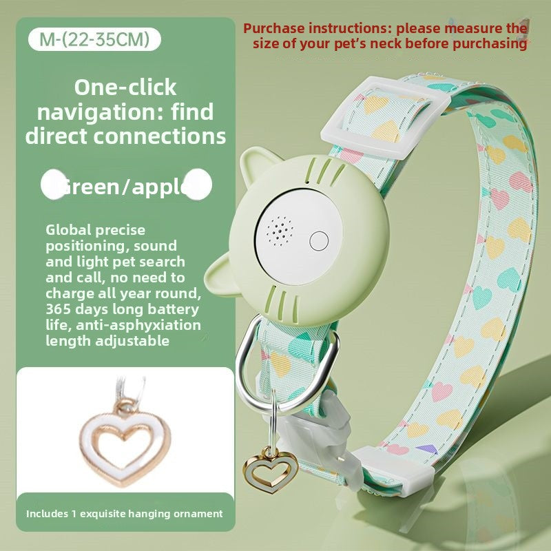 Collar localizador antipérdida para perros y gatos