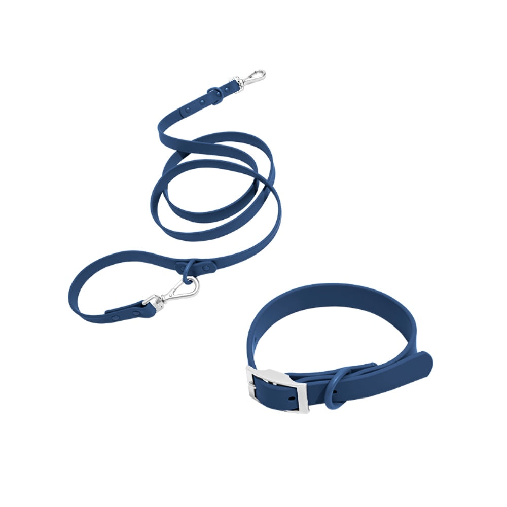 Fur & Whiskers set de collar para perros en tonos neutros – Midnight