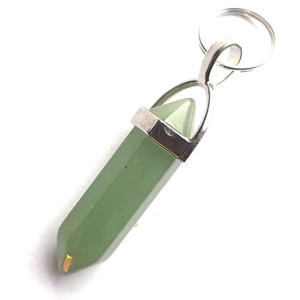 Colgante de gema para mascotas – Aventurina verde