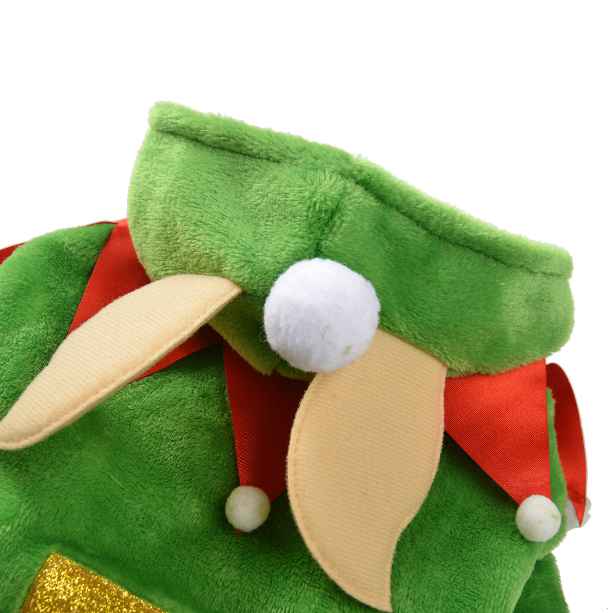 Disfraz de elfo de Navidad para perros