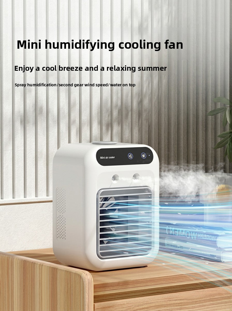 Ventilador refrigerante para perros con pulverización