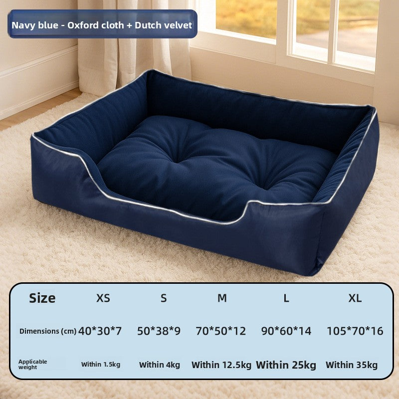 Cama impermeable y desenfundable para perros