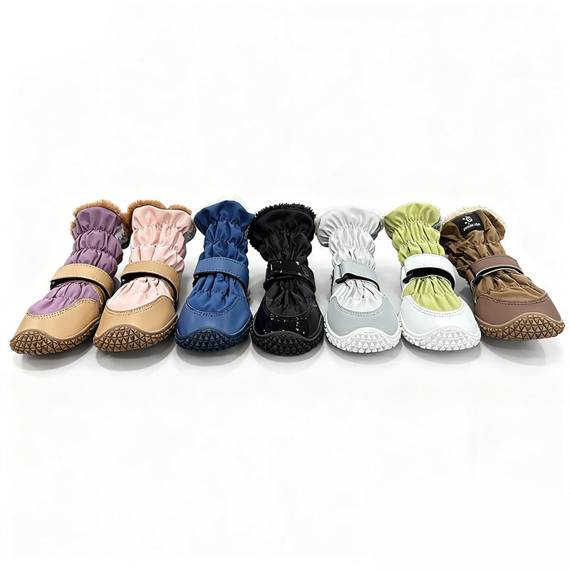 Botas de invierno impermeables antideslizantes para perros
