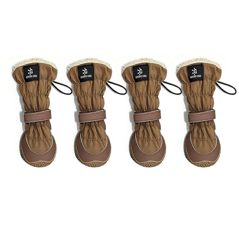 Botas de invierno impermeables antideslizantes para perros