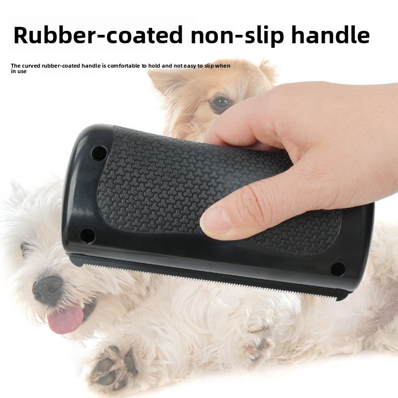 Peine quitapelos para perros y gatos con cuchilla de metal