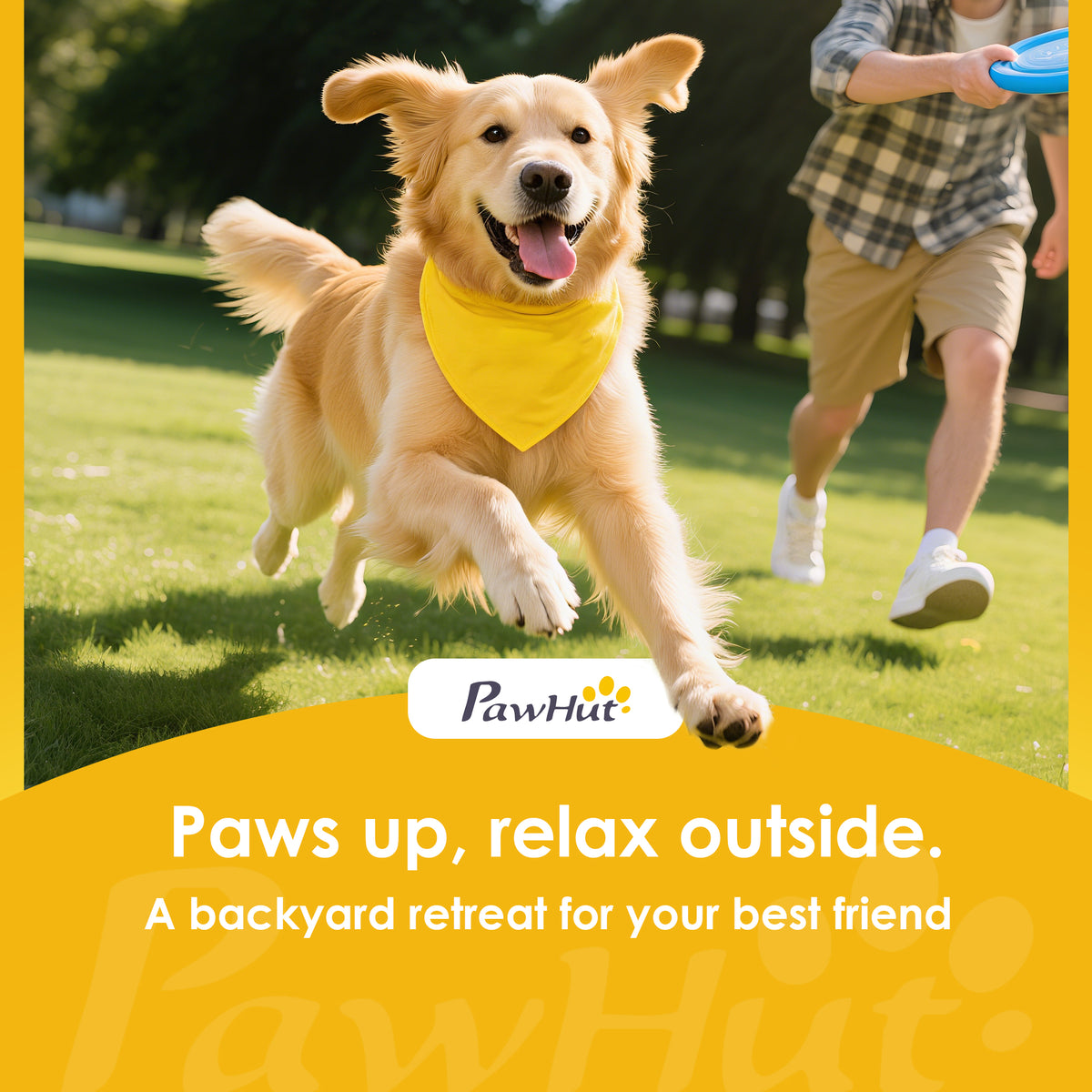 Caseta impermeable de exterior para perros