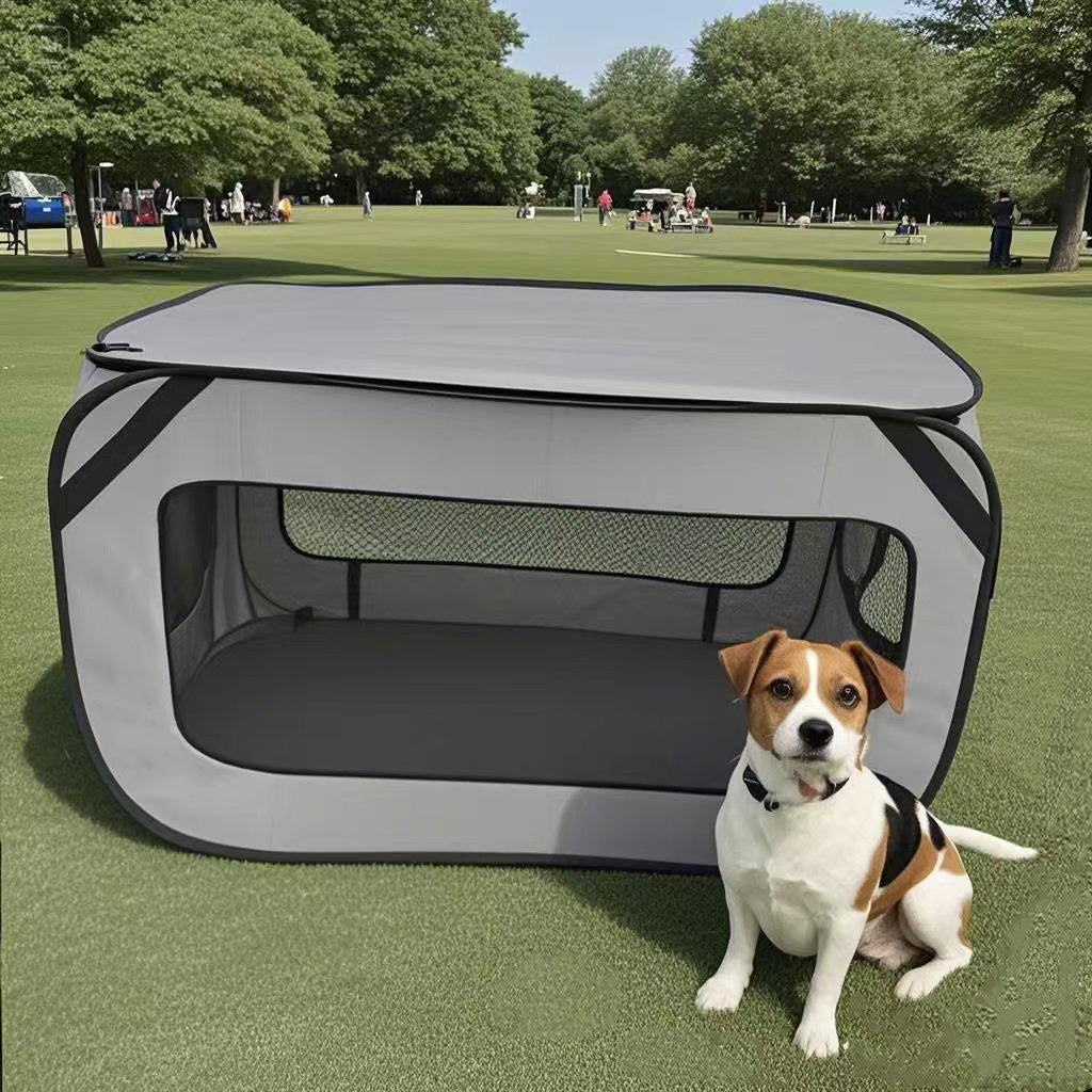 Transportín plegable y transpirable para perros pequeños