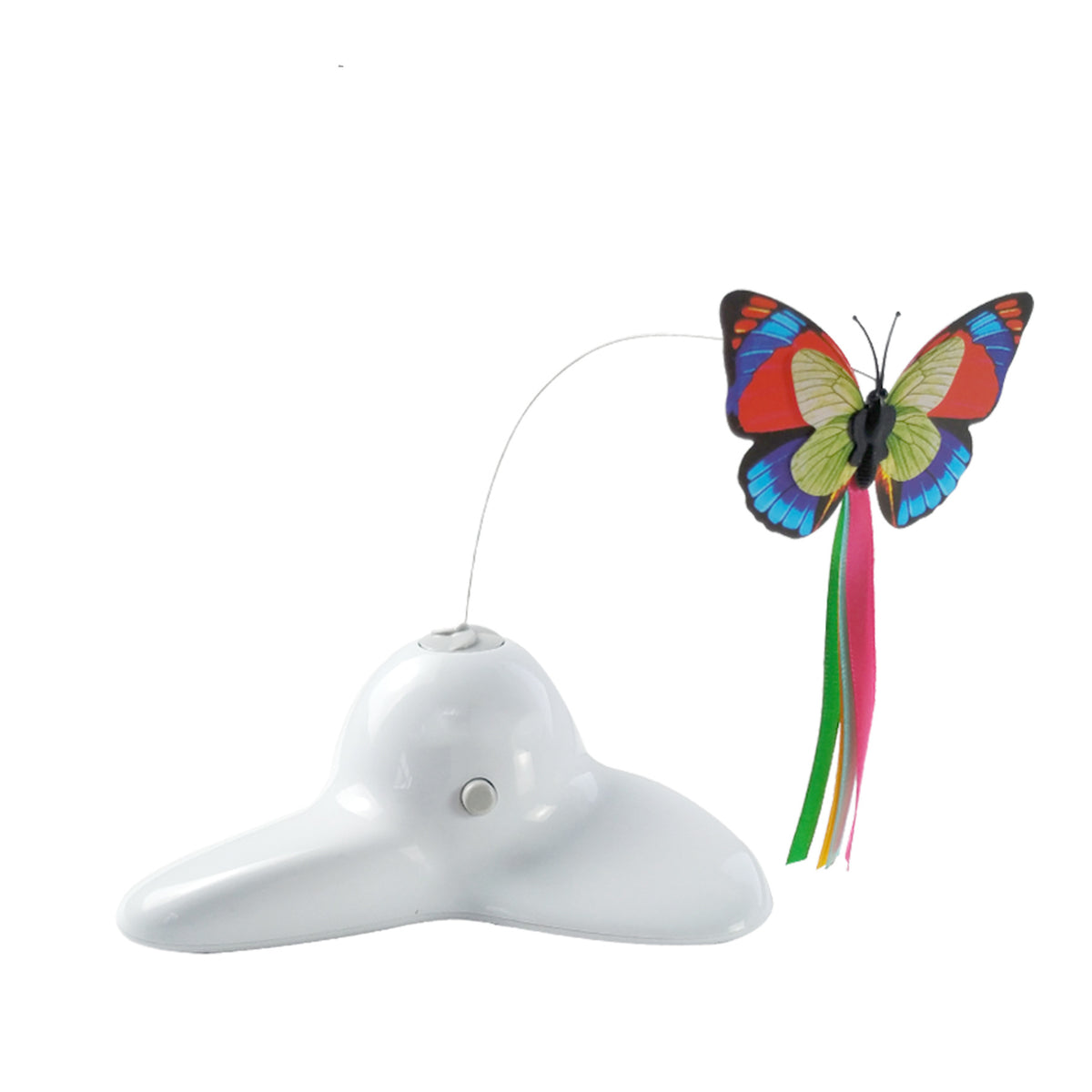 Juguete eléctrico interactivo con mariposa para gatos