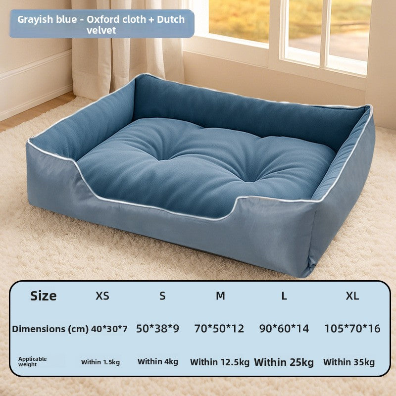 Cama impermeable y desenfundable para perros