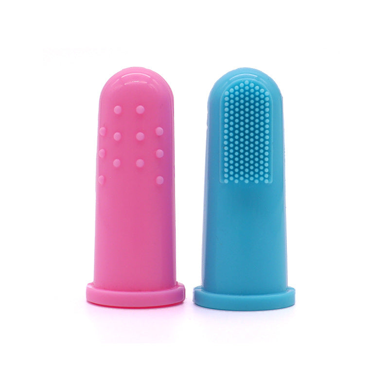 Cepillo dental de silicona para perros y gatos