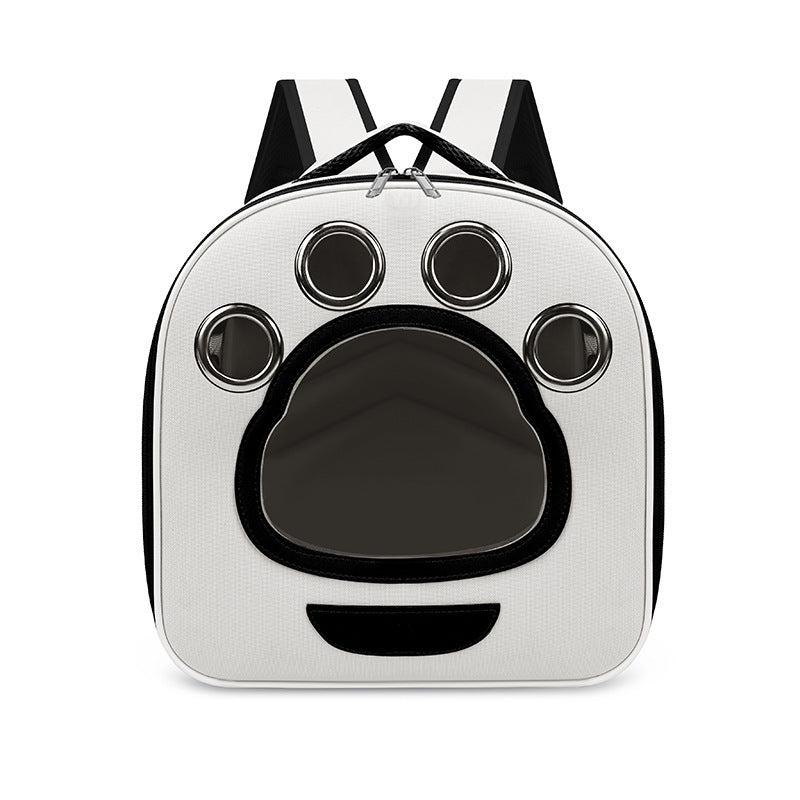 Mochila transportín plegable y transpirable para gatos y perros pequeños, foto 5 de 9