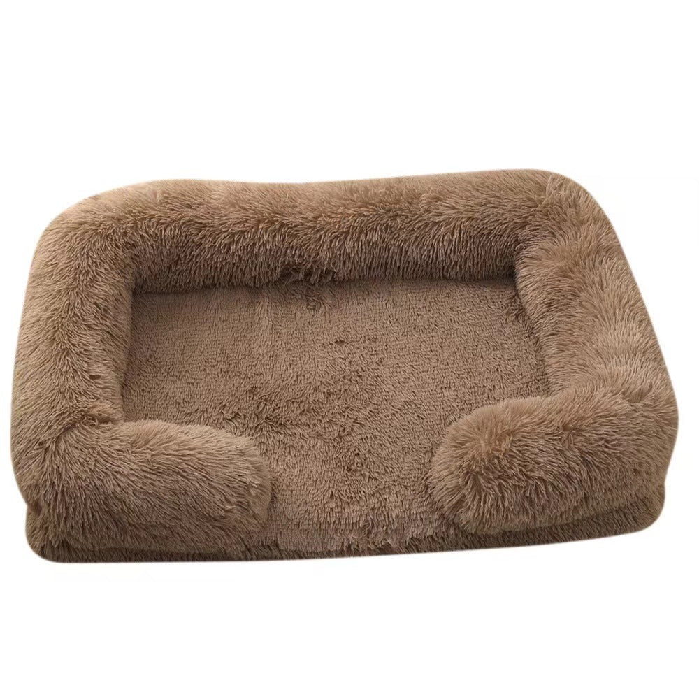 Cama nido de felpa para perros y gatos