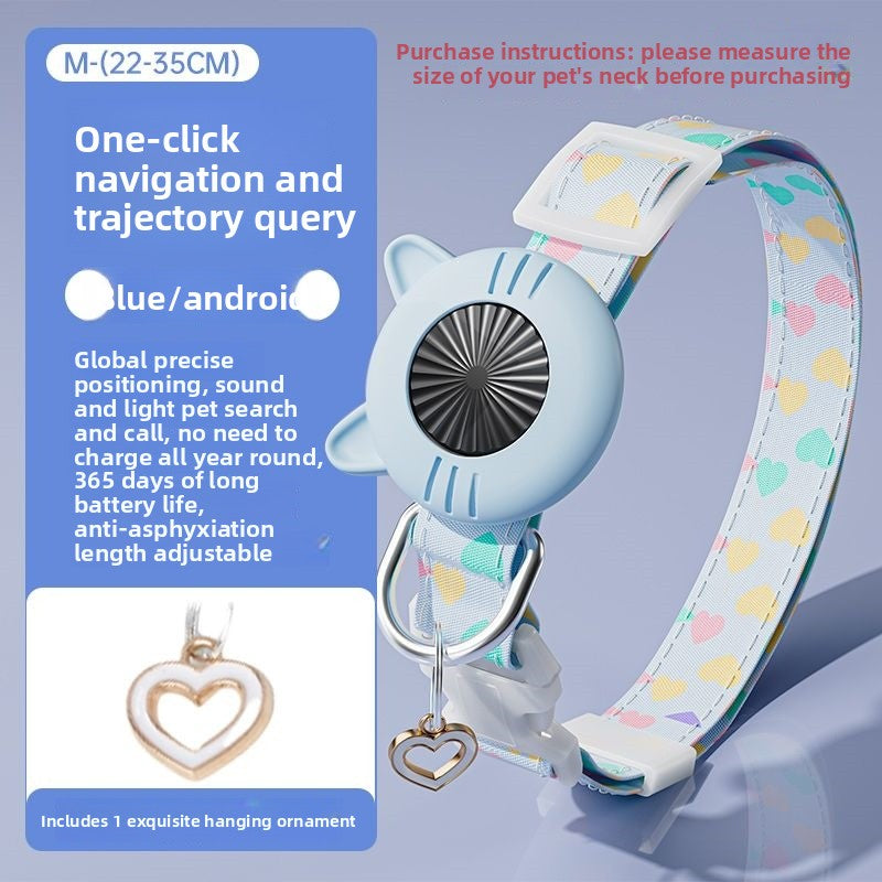 Collar localizador antipérdida para perros y gatos
