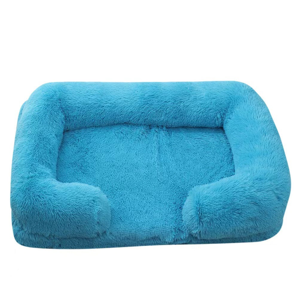Cama nido de felpa para perros y gatos