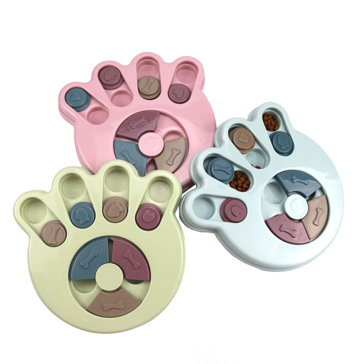 Comedero lento interactivo tipo puzle para perros