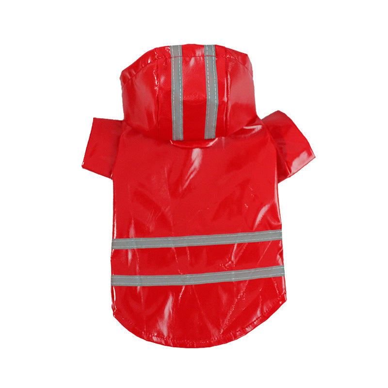 Chubasquero reflectante impermeable para perros