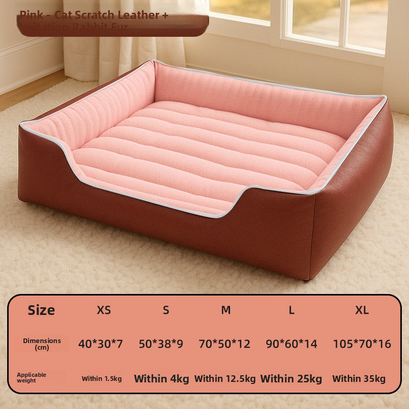 Cama impermeable y desenfundable para perros