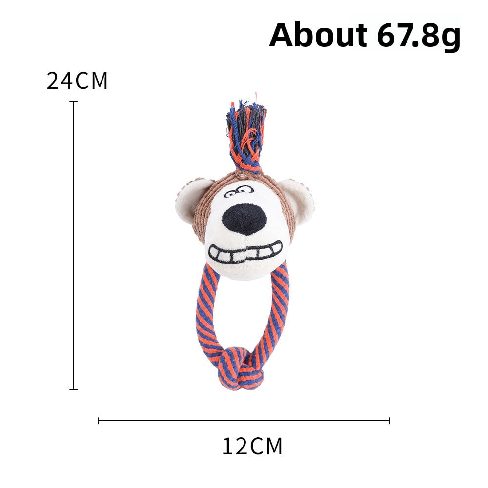 Juguete de peluche resistente para perros y gatos