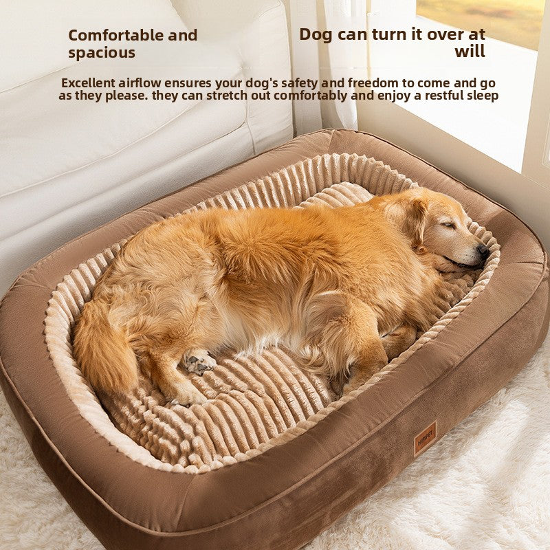 Cama semiencerrada cálida para perros y gatos