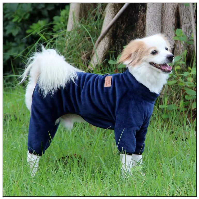 Abrigo cálido de cuatro patas para perros