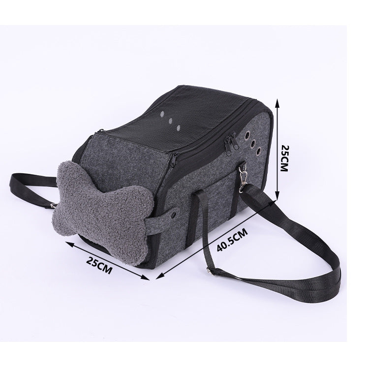 Asiento de coche para perros pequeños – Felt Molded