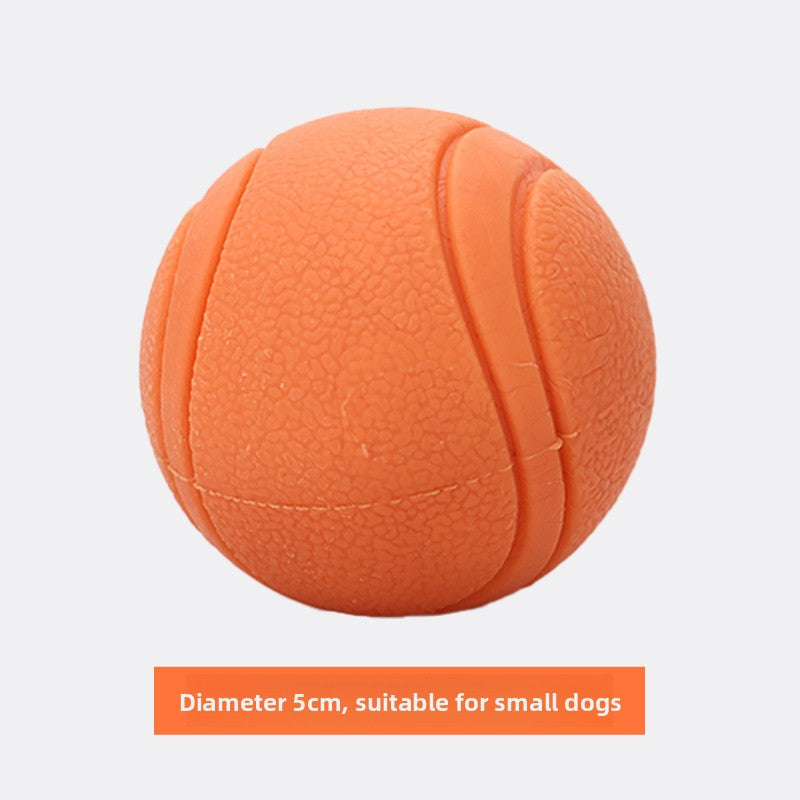 Pelota de goma con sonido para perros
