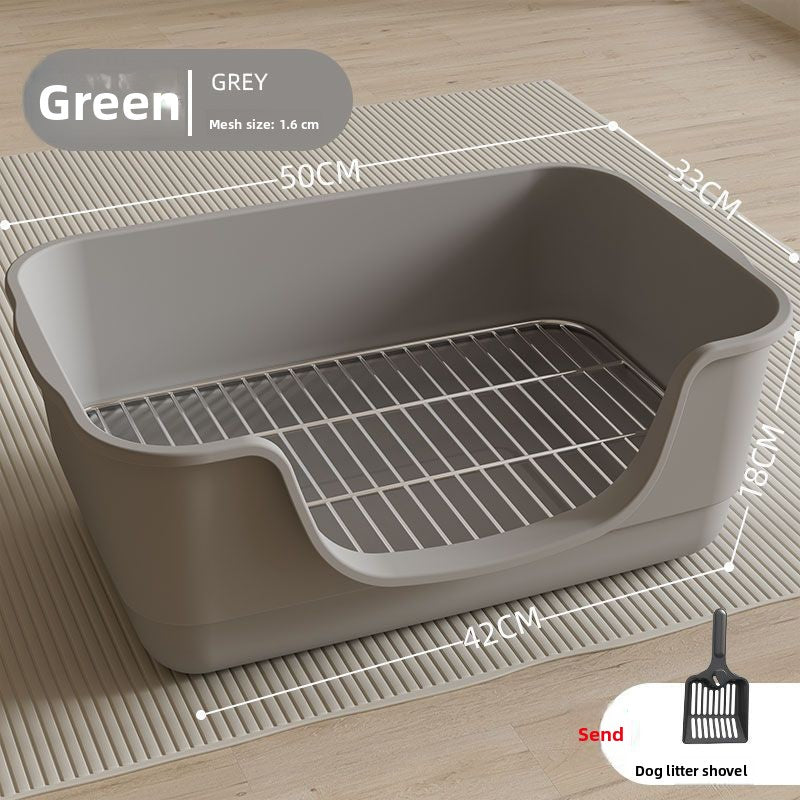 Baño higiénico para perros fácil de limpiar