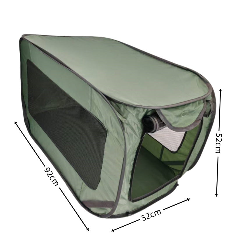 Transportín plegable y transpirable para perros pequeños