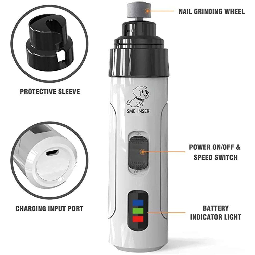Lima eléctrica para uñas de perros y gatos