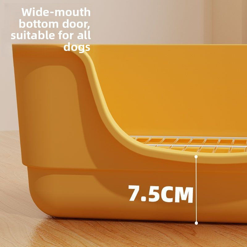 Baño higiénico para perros fácil de limpiar