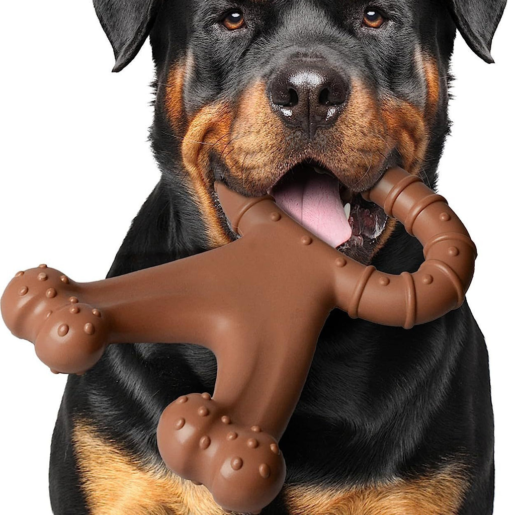 Mordedor de nailon indestructible para la salud dental de perros