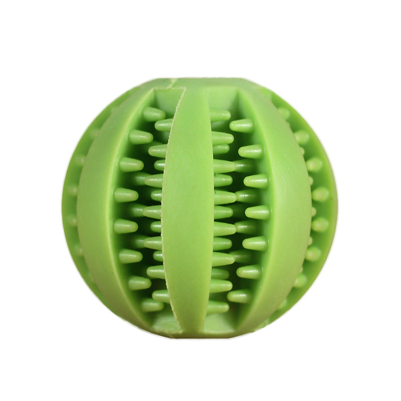 Pelota mordedora de goma interactiva para perros