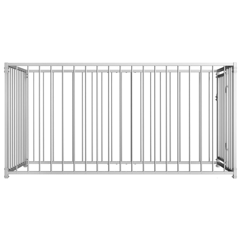 Perrera exterior para perros 100 x 200 x 100 cm