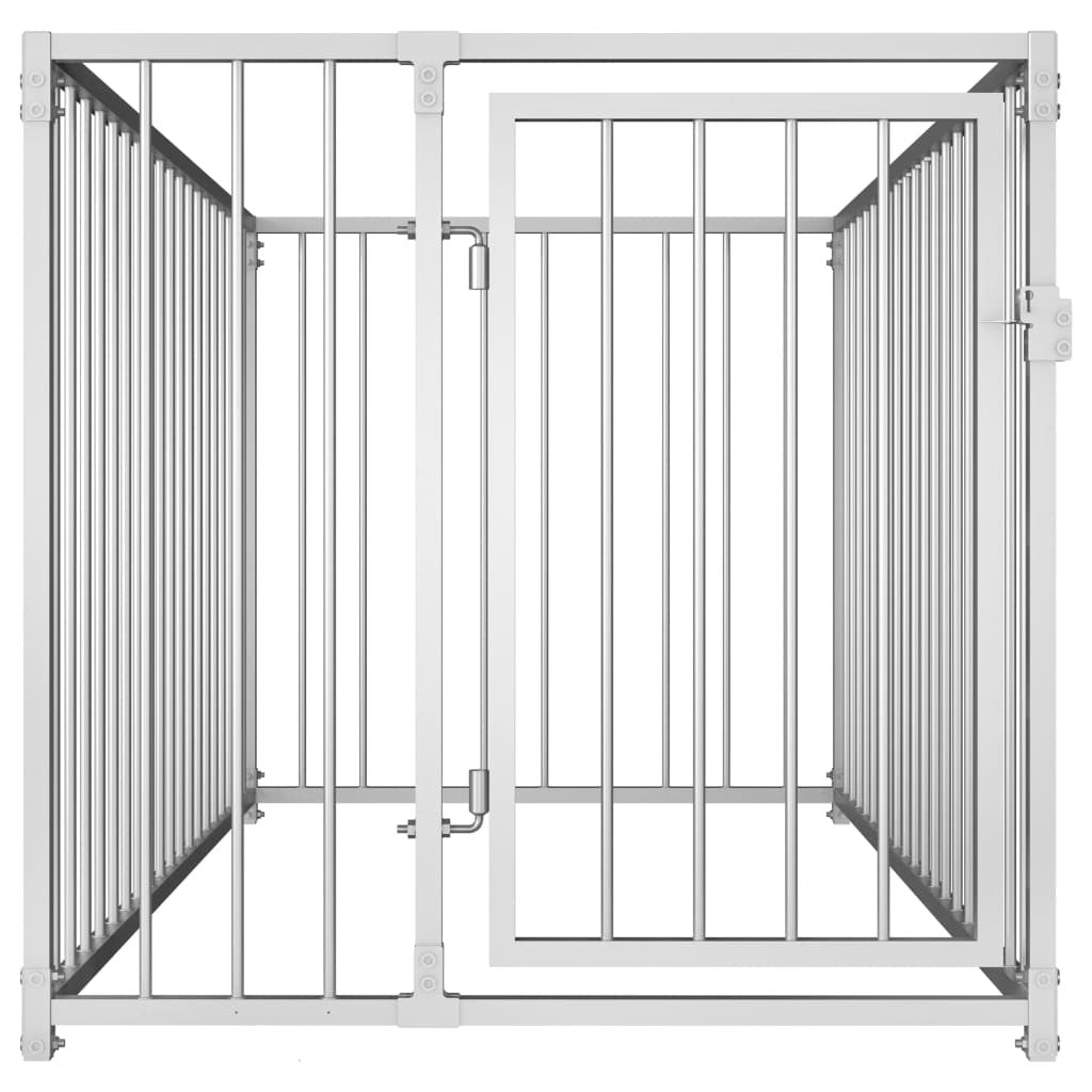 Perrera exterior para perros 100 x 200 x 100 cm