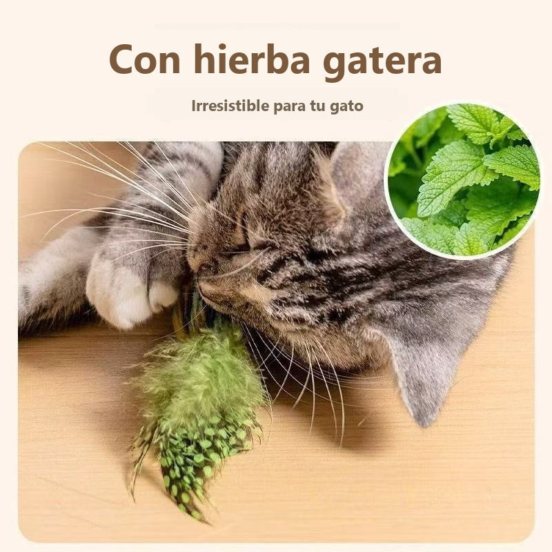 Interactive bird toy with sound for cats