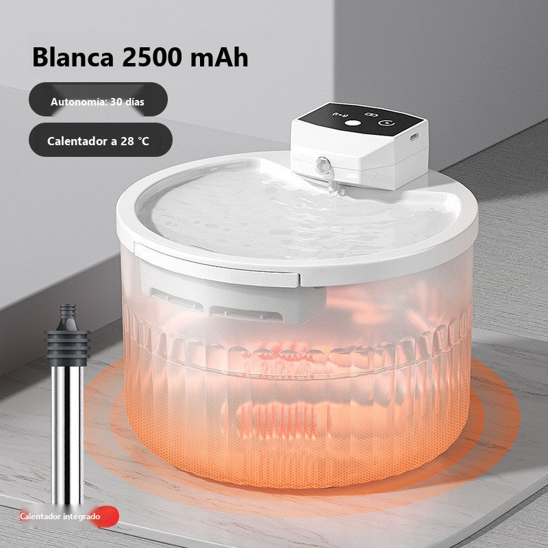 Wireless cat water fountain with sensor