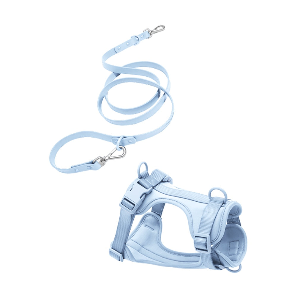 Fur & Whiskers set de arnés para perros azul bebé