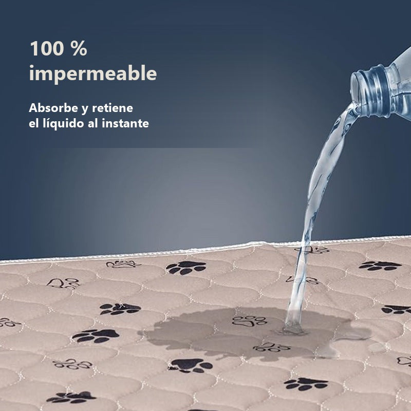 Alfombrilla absorbente lavable para perros y gatos
