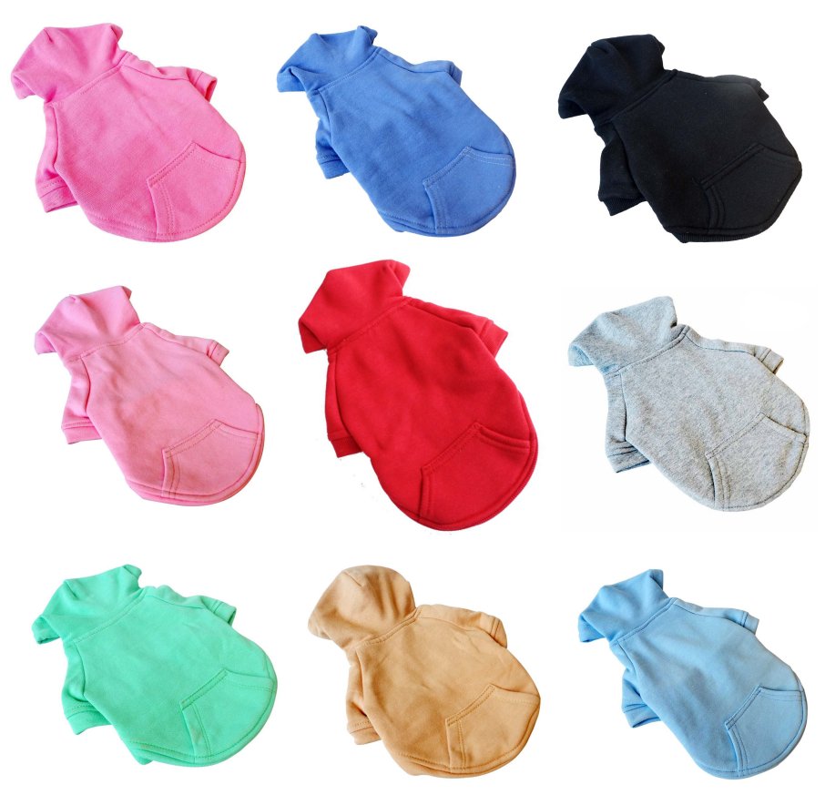 Sudadera con capucha deportiva para perros y cachorros