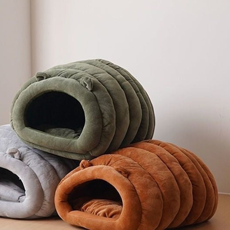 Cama cueva para perros y gatos