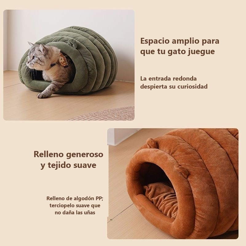 Cama cueva para perros y gatos