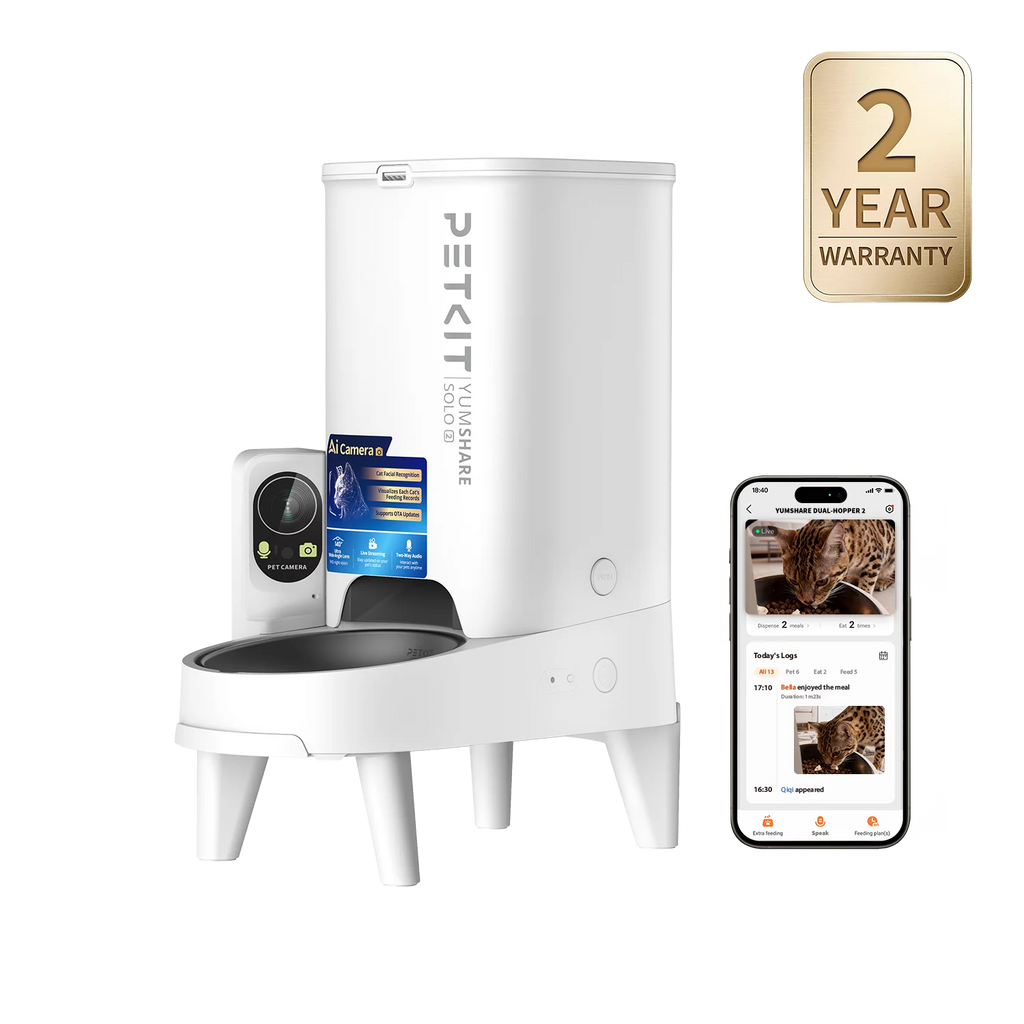 PETKIT YumShare Solo 2 · Comedero automático con cámara y reconocimiento facial, foto 3 de 6