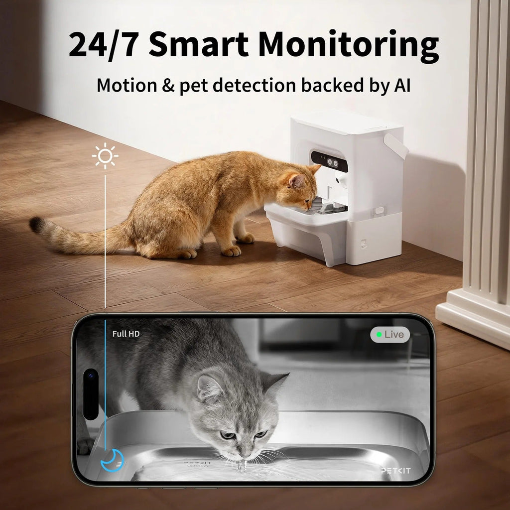 PETKIT EverSweet Ultra · Fuente de agua con cámara IA (reserva), foto 6 de 7