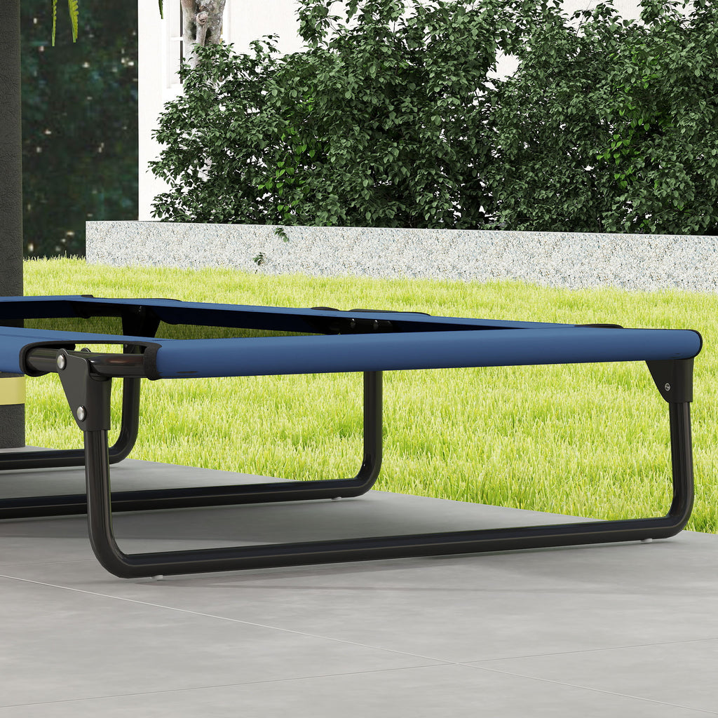 Cama elevada plegable y refrescante para perros