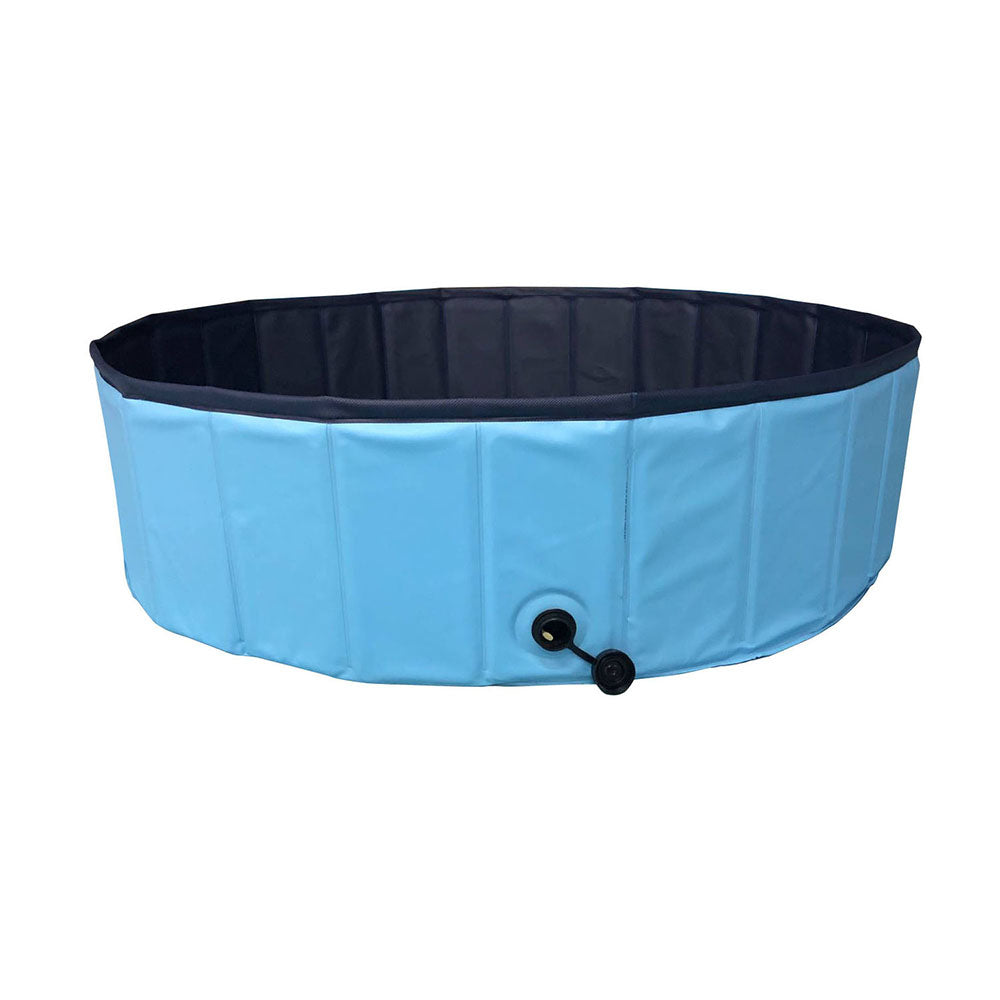 Piscina plegable para perros, sin inflar
