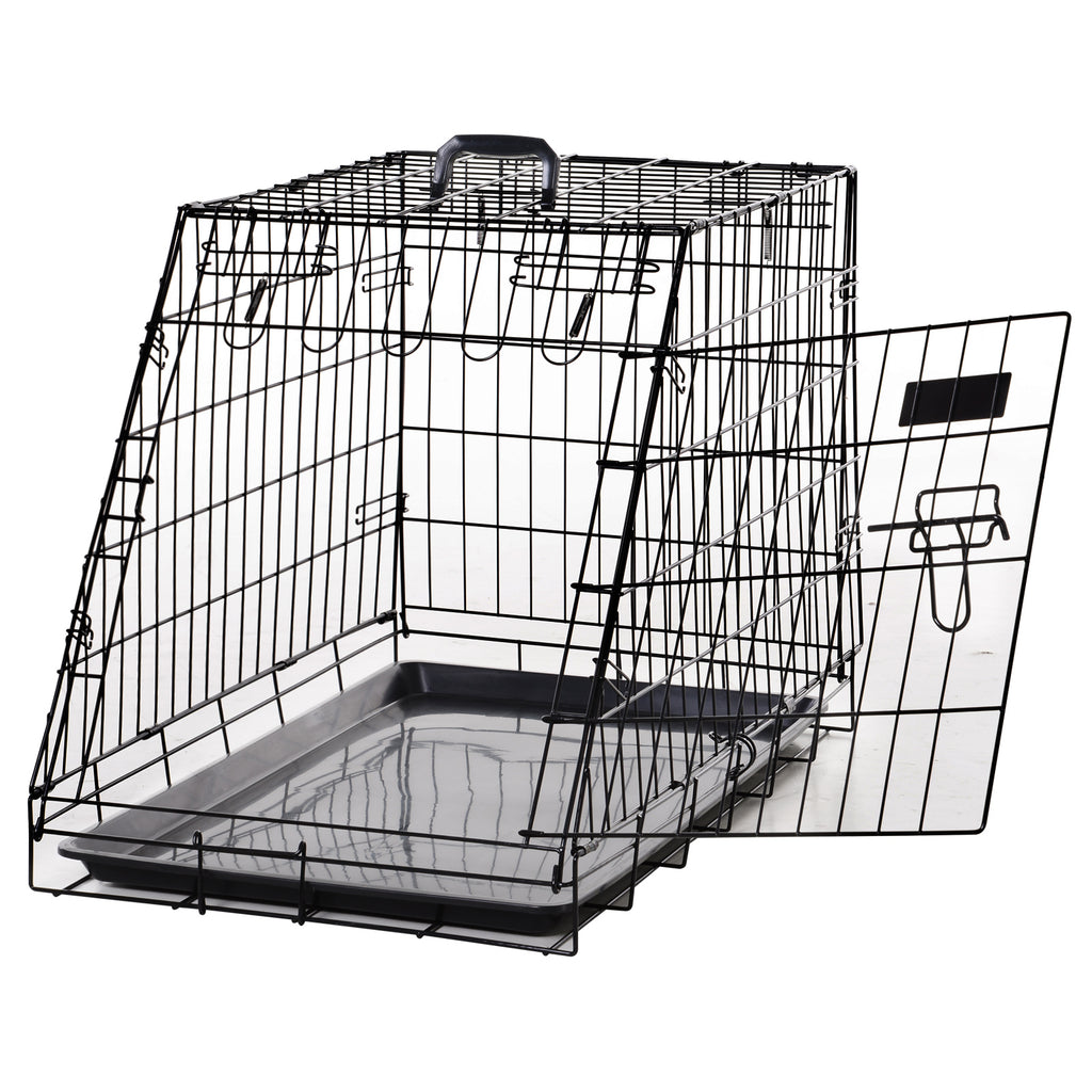 Jaula de transporte plegable para perro talla L