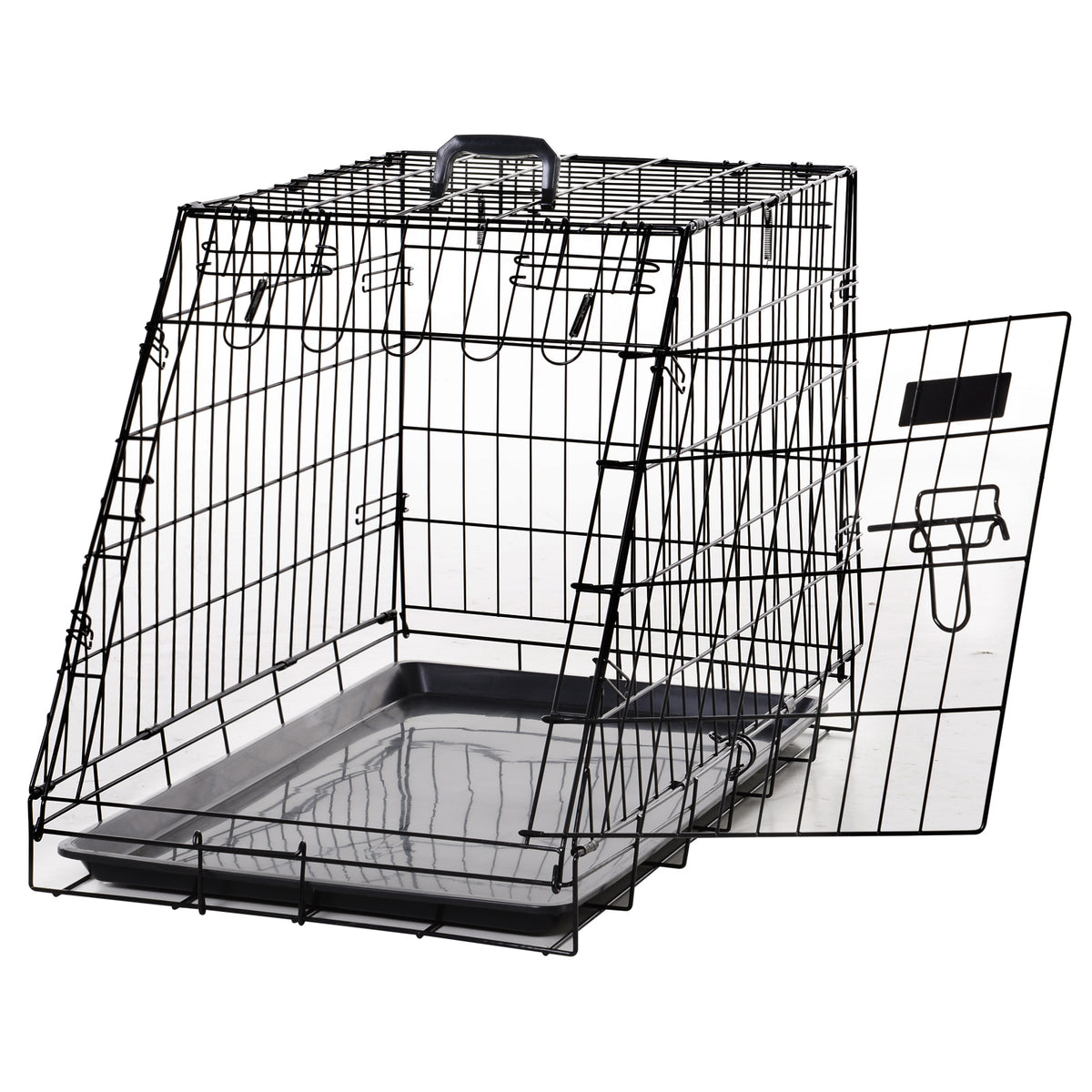 Jaula de transporte plegable para perro talla L